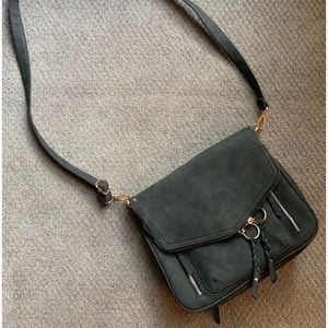 Grey suede purse!